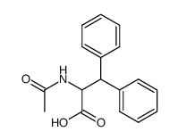 2-acetylamino-3,3-diphenyl-propionic acid结构式