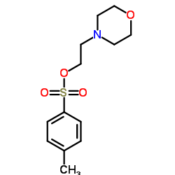 2-(4-Morpholinyl)ethyl 4-methylbenzenesulfonate结构式
