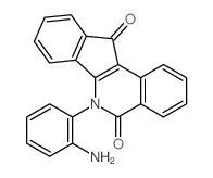 6-(2-aminophenyl)indeno[1,2-c]isoquinoline-5,11-dione Structure