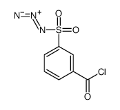 3-azidosulfonylbenzoyl chloride Structure