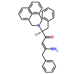 5S-2-Amino-5-dibenzylamino-4-oxo-1,6-diphenylhex-2-ene picture