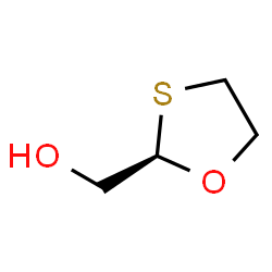 1,3-Oxathiolane-2-methanol,(2R)-结构式