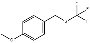 4-甲氧基(三氟甲硫基甲基)苯结构式