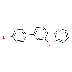 Dibenzofuran, 3-(4-bromophenyl)结构式