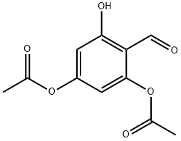 2,4,6-Trihydroxybenzaldehyde 2,4-Diacetate结构式