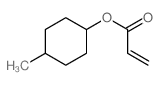 2-Propenoic acid,4-methylcyclohexyl ester structure