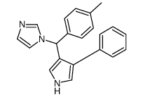 1-[(4-methylphenyl)-(4-phenyl-1H-pyrrol-3-yl)methyl]imidazole结构式