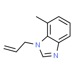 1H-Benzimidazole,7-methyl-1-(2-propenyl)-(9CI) Structure