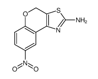 2-amino-8-nitro-4H-[1]benzopyrano[4,3-d]thiazole Structure
