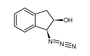 (1S,2R)-cis-1-azidoindan-2-ol结构式