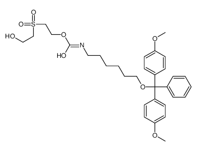 [6-[Bis(4-Methoxyphenyl)phenylmethoxy]hexyl]-carbamic Acid 2-[(2-Hydroxyethyl)sulfonyl]ethyl Ester picture