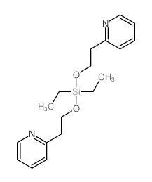 Pyridine,2,2'-[(diethylsilylene)bis(oxyethylene)]di- (8CI) Structure