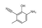 Benzonitrile, 3-amino-2-hydroxy-6-methyl- (9CI) Structure