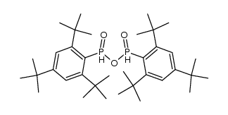 anhydride of 2,4,6-tri-t-butylphenylphosphinic acid结构式
