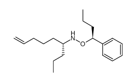 (6R,1'S)-(-)-N-(1-phenylbutoxy)-6-non-1-enylamine结构式