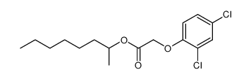 octan-2-yl 2-(2,4-dichlorophenoxy)acetate Structure