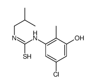 1-(5-chloro-3-hydroxy-2-methylphenyl)-3-(2-methylpropyl)thiourea结构式