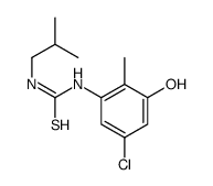 1-(5-chloro-3-hydroxy-2-methylphenyl)-3-(2-methylpropyl)thiourea Structure