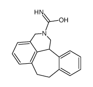 1.2.3.7.8.12b-Hexahydrobenzo<1.2>cyclohepta<3.4.5-d.e>isochinolin-2-carbonsaeureamid Structure