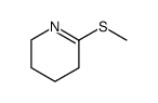6-methylsulfanyl-2,3,4,5-tetrahydro-pyridine结构式