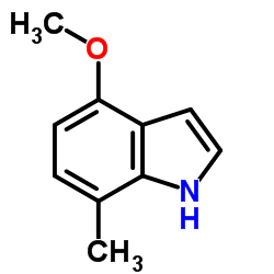 4-Methoxy-7-methyl-1H-indole structure