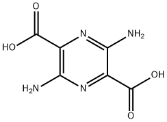 3,6-Diaminopyrazine-2,5-dicarboxylic acid Structure