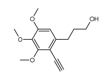 3-(2-ethynyl-3,4,5-trimethoxyphenyl)propan-1-ol Structure