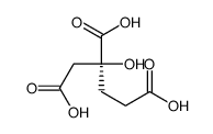 (2S)-2-hydroxybutane-1,2,4-tricarboxylic acid Structure