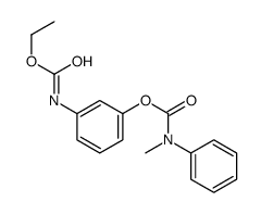 [3-(ethoxycarbonylamino)phenyl] N-methyl-N-phenylcarbamate结构式