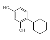 1,3-Benzenediol,4-cyclohexyl- Structure