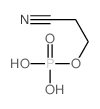 Propanenitrile,3-(phosphonooxy)- structure