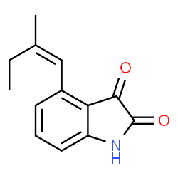 1H-Indole-2,3-dione, 4-(2-methyl-1-butenyl)- (9CI) picture