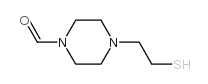 1-Piperazinecarboxaldehyde,4-(2-mercaptoethyl)-(9CI) Structure