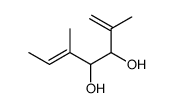 2,5-Dimethyl-1,5-heptadiene-3,4-diol结构式