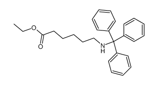 ethyl 6-triphenylmethylaminohexanoic acid结构式