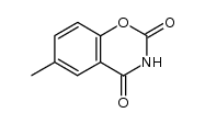 6-methyl-benzo[e][1,3]oxazine-2,4-dione结构式