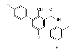 4',5-Dichloro-4''-fluoro-2-hydroxy-3-biphenylcarboxy-o-toluidide picture