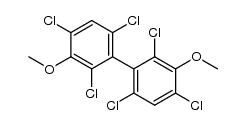 2,2',4,4',6,6'-hexachloro-3,3'-dimethoxy-1,1'-biphenyl Structure