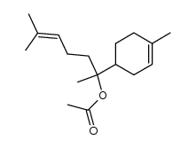 6-acetoxy-2-methyl-6-(4-methyl-cyclohex-3-enyl)-hept-2-ene Structure