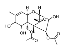 12,13-Epoxytrichothec-9-ene-3α,4β,7α,8α,15-pentol 4,15-diacetate结构式