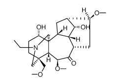 (16S)-20-ethyl-1α,14α-dihydroxy-6β,16-dimethoxy-4-methoxymethyl-7,17-seco-aconitan-7-one Structure