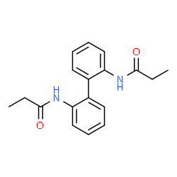 N,N'-2,2'-Biphenyldiyldipropanamide structure