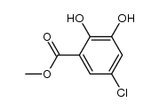 methyl 5-chloro-2,3-dihydroxybenzoate结构式