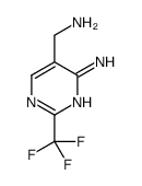 5-(aminomethyl)-2-(trifluoromethyl)pyrimidin-4-amine Structure