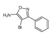 5-Amino-4-bromo-3-phenylisoxazole structure