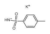 4-methylbenzensulphonamide potassium salt Structure