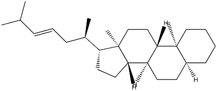 5β-Cholest-23-ene Structure