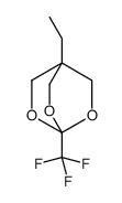 4-Ethyl-1-(trifluoromethyl)-2,6,7-trioxabicyclo[2.2.2]octane Structure