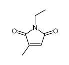 1-ethyl-3-methylpyrrole-2,5-dione Structure