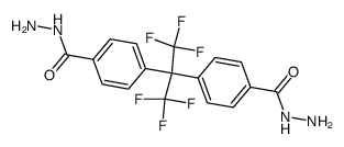 2,2-bis(4-carbazoylphenyl) hexafluoro propane Structure